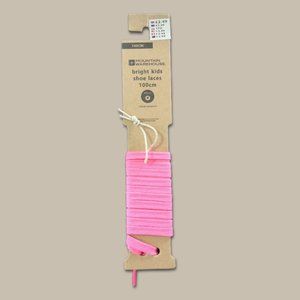 NWT - Mountain Warehouse Pink Kids' Shoe Laces 100cm